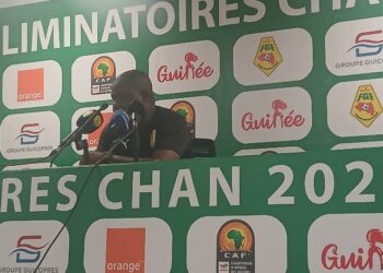 Souleymane Camara, sélectionneur du Syli local après sa victoire contre la Guinée-Bissau:”Pour le moment, je suis très content…”