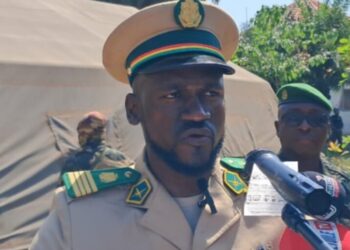 Compagnie d’infanterie de Kamsar: Le commandant Aly Camara prend fonction