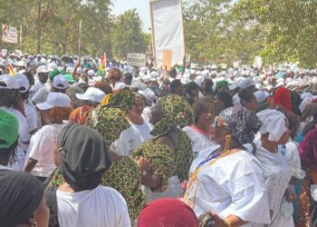 Marche de Rassemblement pour le Soutien des Acquis du CNRD à Kindia