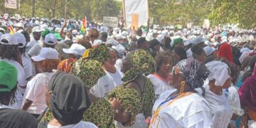 Marche de Rassemblement pour le Soutien des Acquis du CNRD à Kindia