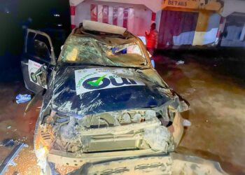 Accident à Kouria : l’équipe du forum Ensemble pour la Guinée victime d’un grave choc routier