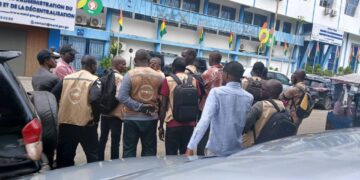 Conakry : des agents recenseurs manifestent pour réclamer le paiement de leurs primes