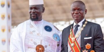 Conakry : Le Président gabonais Brice Clotaire Oligui Nguema est arrivé en Guinée pour le lancement du projet Simandou