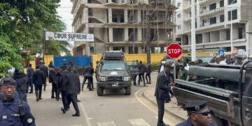 Cour suprême : La garde présidentielle déployée en prévision de l’arrivée du président Doumbouya
