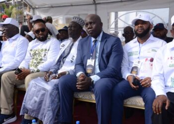 Campagne électorale 2025 : l’AFP mobilise à Kaloum pour Mamadi Doumbouya