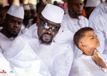 Tabaski à Kankan : Mamadi Doumbouya partage l’Aïd El-Kébir avec les populations de Nabaya