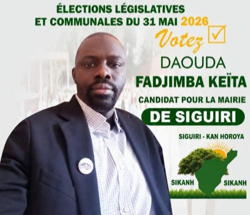 Élections communales 2026 : Daouda Fadjimba Keita se lance dans la course pour la mairie de Siguiri