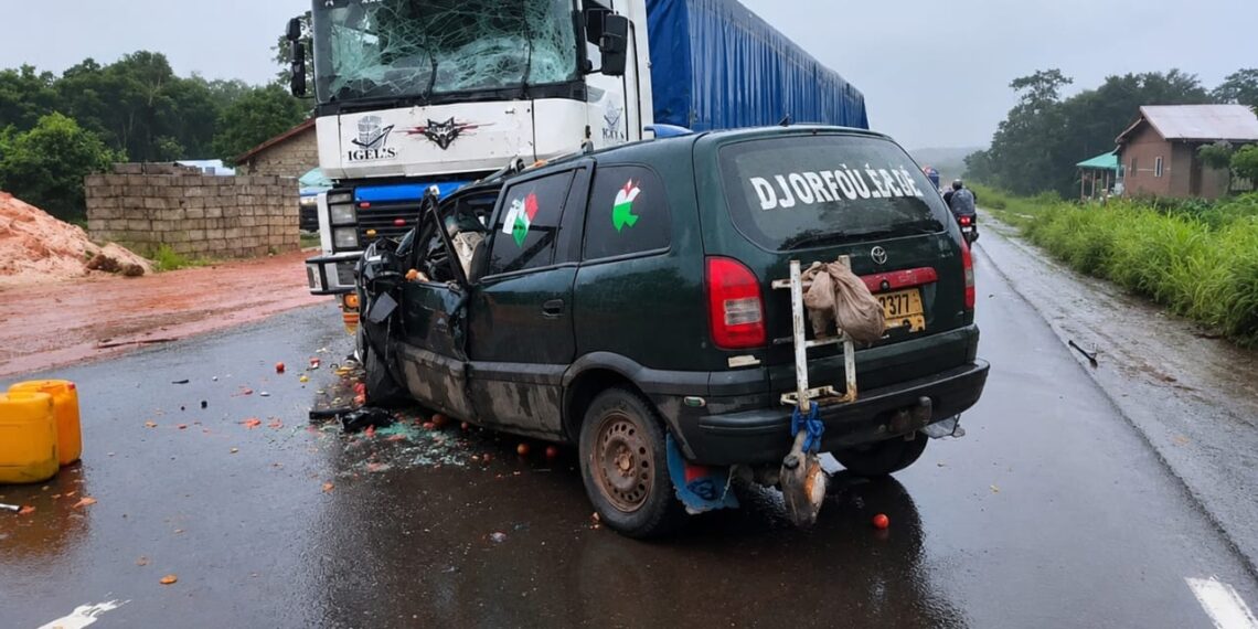 Kindia : trois morts, dont deux enfants, dans un accident sur la RN1