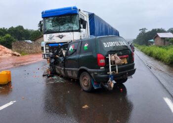 Kindia : trois morts, dont deux enfants, dans un accident sur la RN1